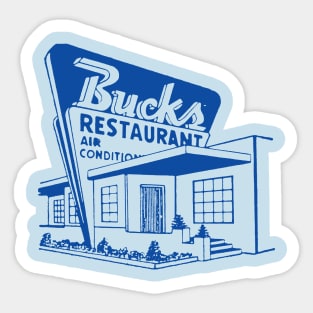 Buck's Restaurant Sticker